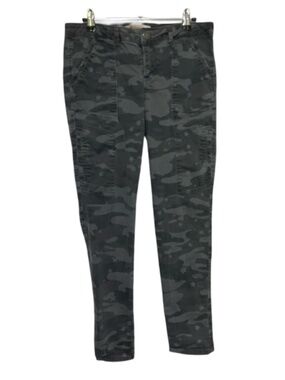 Democracy Gray Camo Straight Leg Pants Size 6